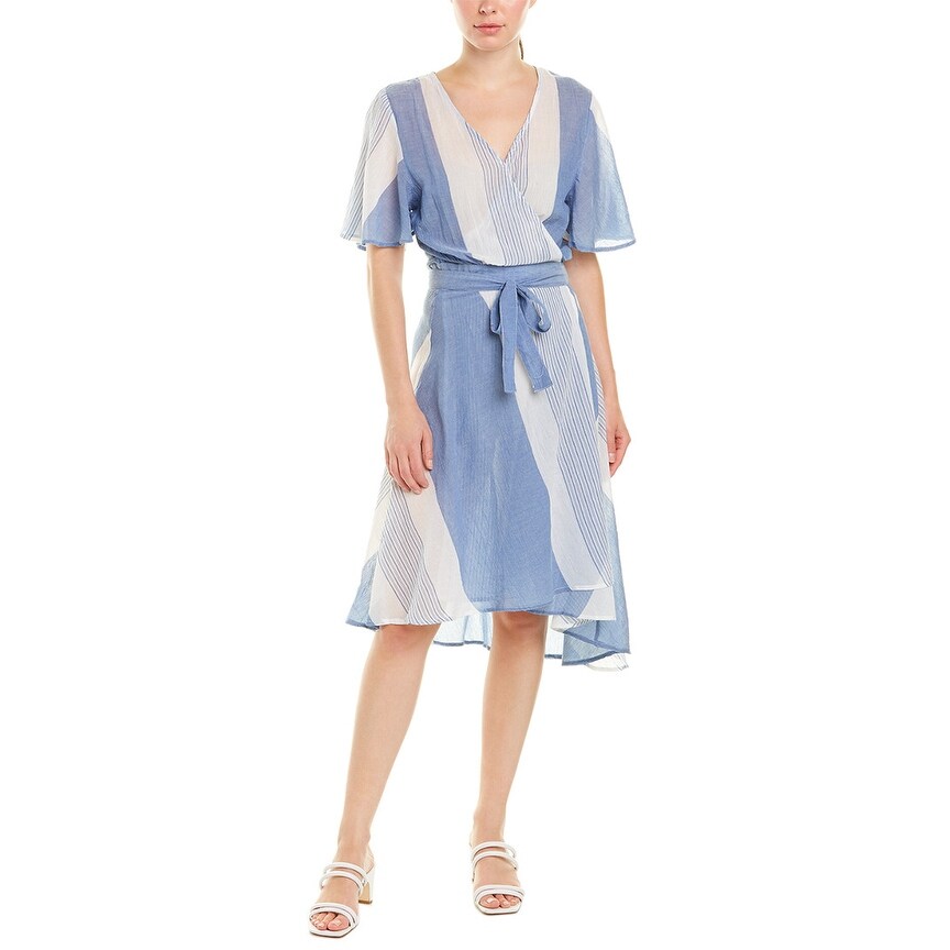 gauze wrap dress