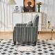 preview thumbnail 3 of 6, Side Chair Lounge Chair with Nailhead Trim, Leisure Chair Green Accent Chair Dressing Chair Reading Chair