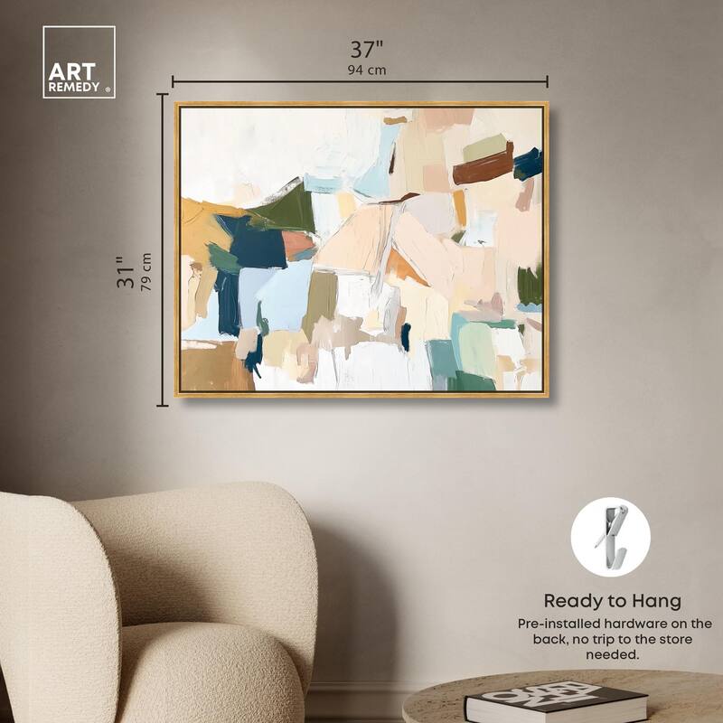 Pastel Mixture Canvas by Art Remedy