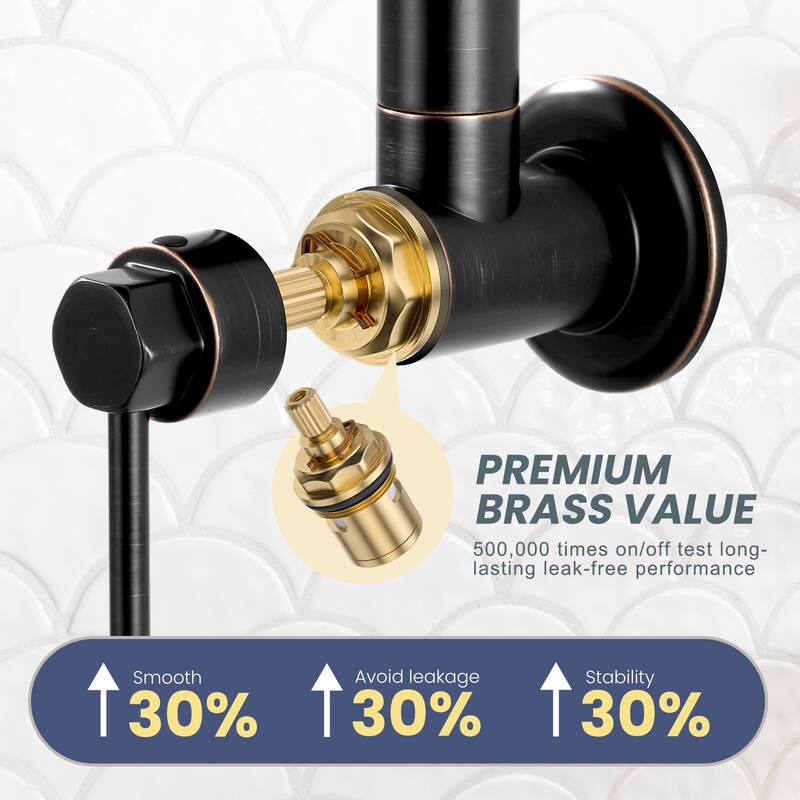 WOWOW Modern Foldable Filling Faucet with Dual-Joint Swivel Arm