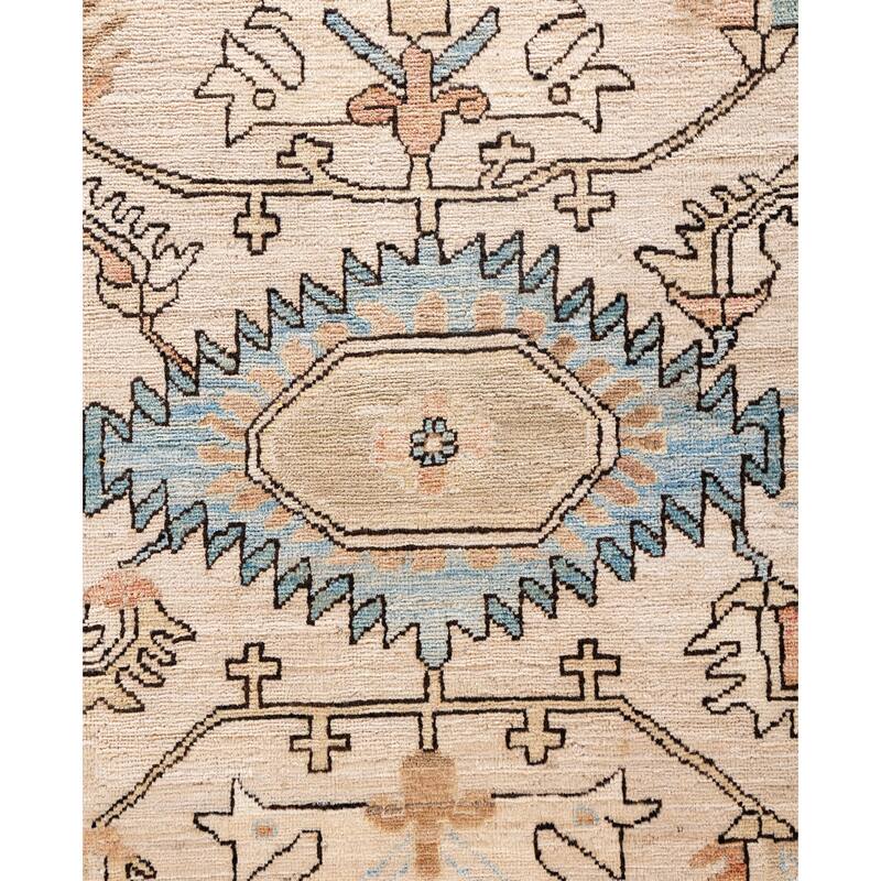 Serapi One-of-a-Kind Hand-Knotted Area Rug - Ivory - 9' 2" x 12' 2"
