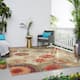 Mohawk Home Alexa Floral Medallion Area Rug