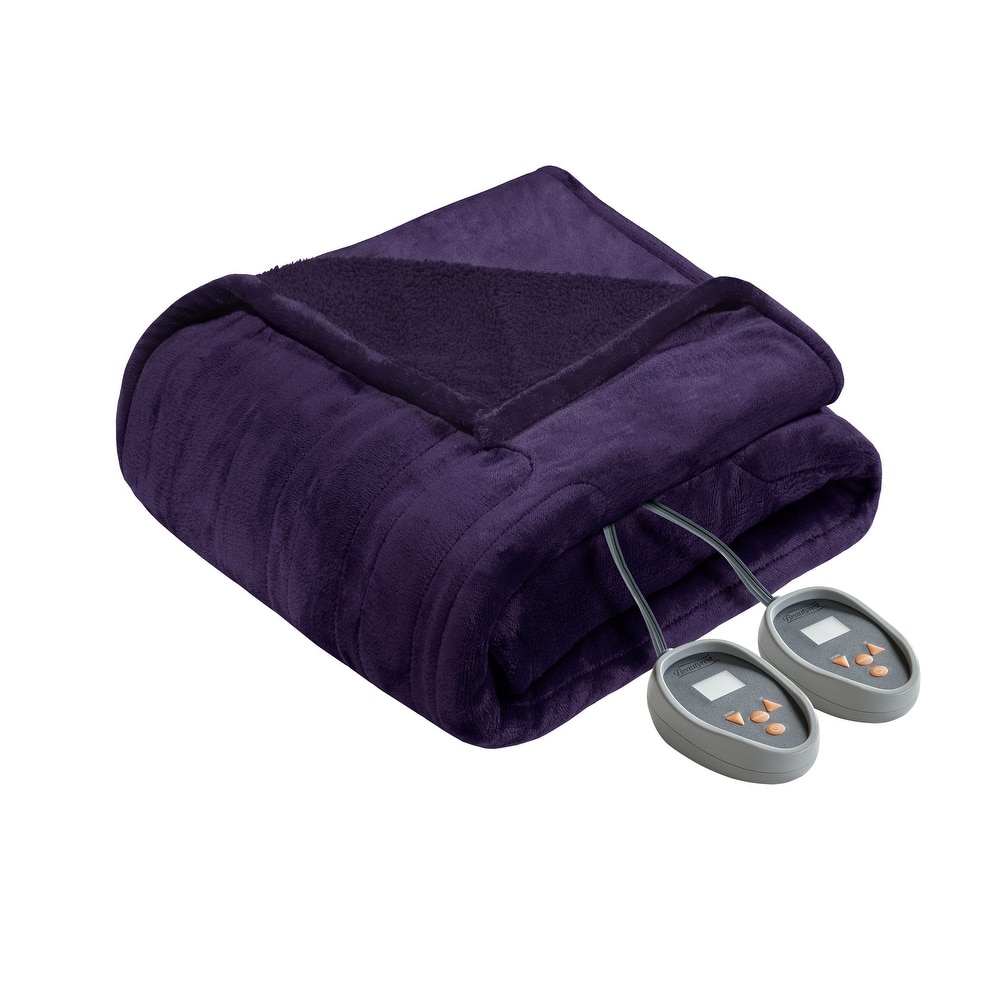 Beautyrest Heated Microlight to Berber Blanket