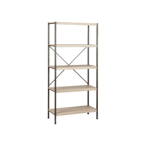 Shop Black Friday Deals On Langer Light Oak Bookcase Overstock 32005393