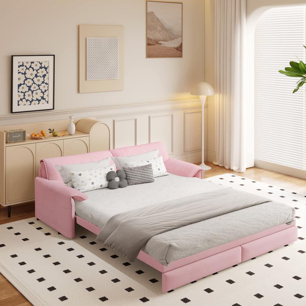 Luxury Sleeper Sofa Bed with Soft Cushion - Ultimate Comfort for Your Home