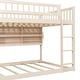 preview thumbnail 26 of 36, Convertible Bunk Bed with LED Storage Wall & Pegboard by Harper&Bright Designs