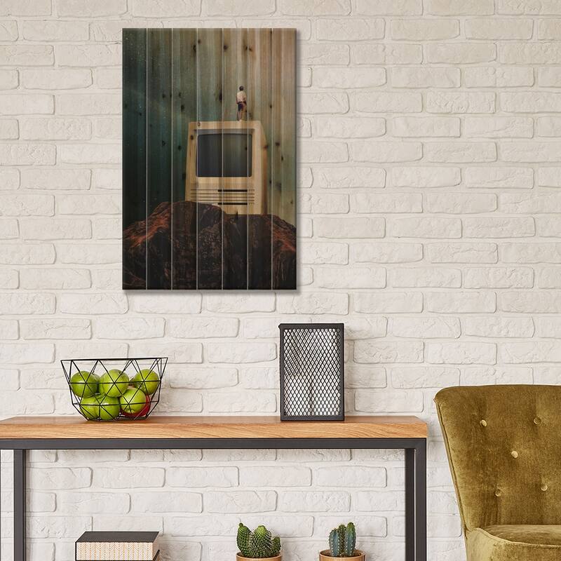 We are going to Escape Print On Wood by Frank Moth - Multi-Color