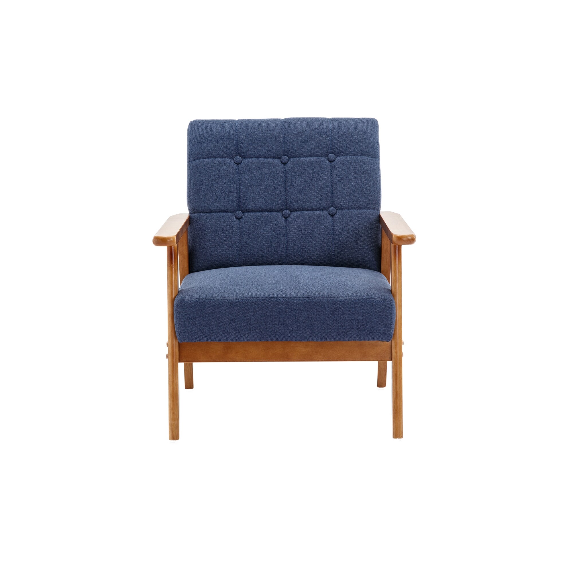 Navy armchair store