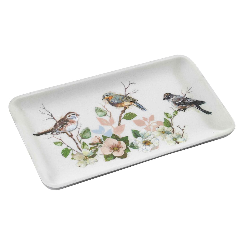 Avanti Linens Love Nest Tray - White