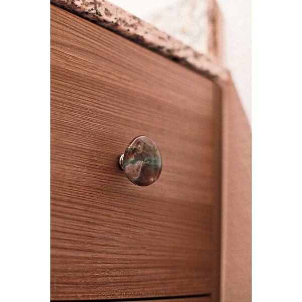 Shop Natural Fluorite Crystal Round Cabinet Knob Or Drawer Pulls