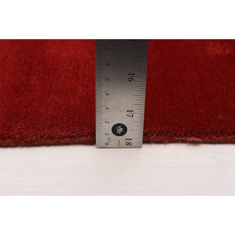 ECARPETGALLERY Hand-knotted Opulence Red Silk, Wool Rug - 11'6 x 14'6