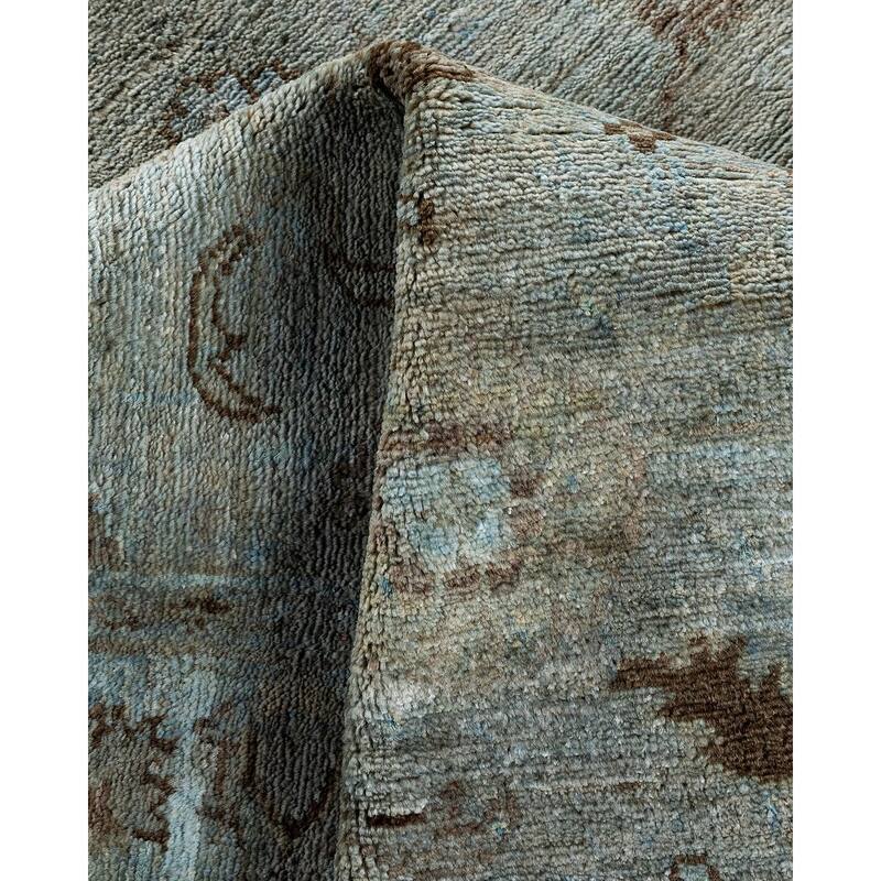 Vibrance, One-of-a-Kind Hand-Knotted Area Rug - Gray, 3' 10" x 5' 10" - 3' 10" x 5' 10"