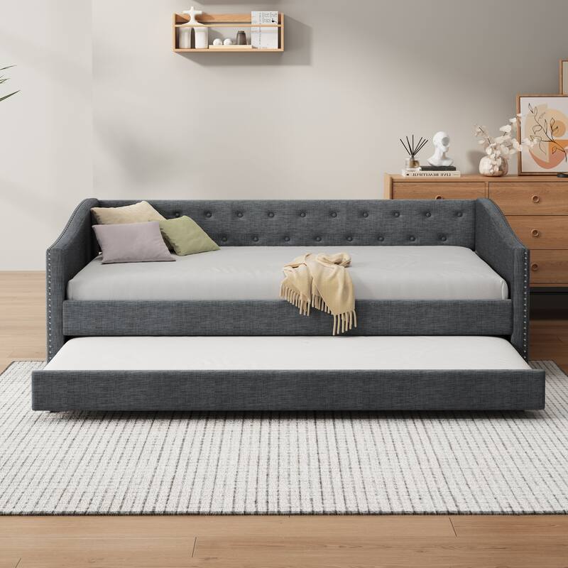 Twin Size Daybed with Twin Size Trundle
