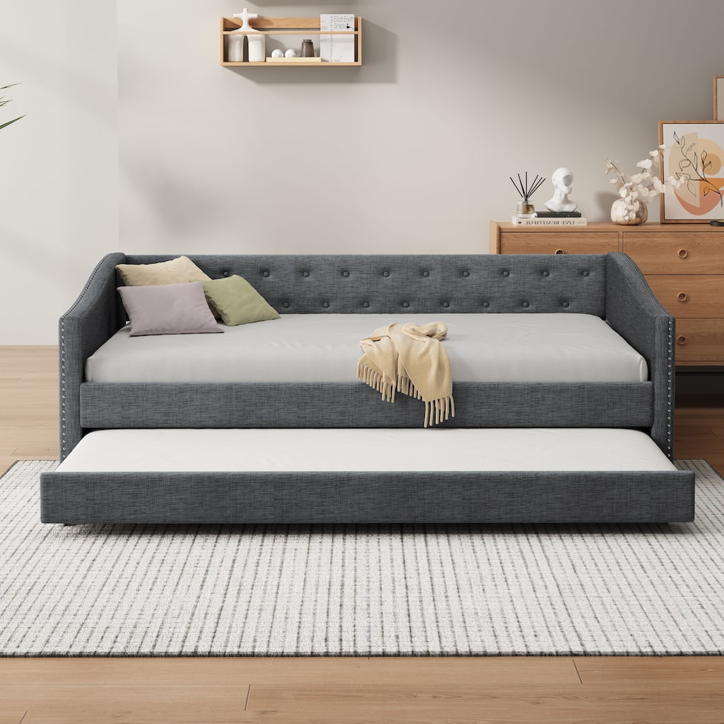 Twin Size Daybed with Twin Size Trundle