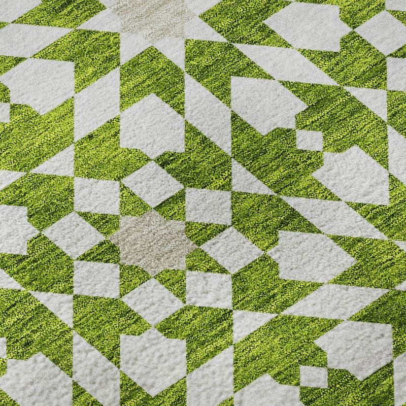 Premium Washable Super Soft Modern Mosaic Mayfield Rug