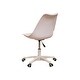 preview thumbnail 6 of 9, Office Chair with Pu Leather Soft Cushion, Ergonomic Small Computer Desk Chair with Wheels, Armless Swivel Task Chair - N/A