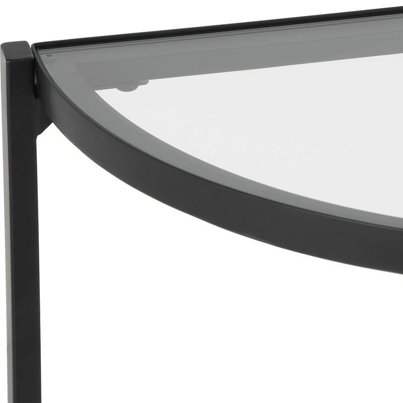 Carson Carrington Iron Black Console Table