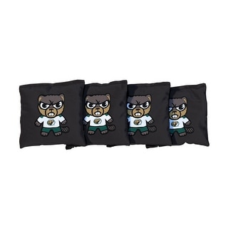 Bemidji State University Beavers Tokyodachi Black Cornhole Bags
