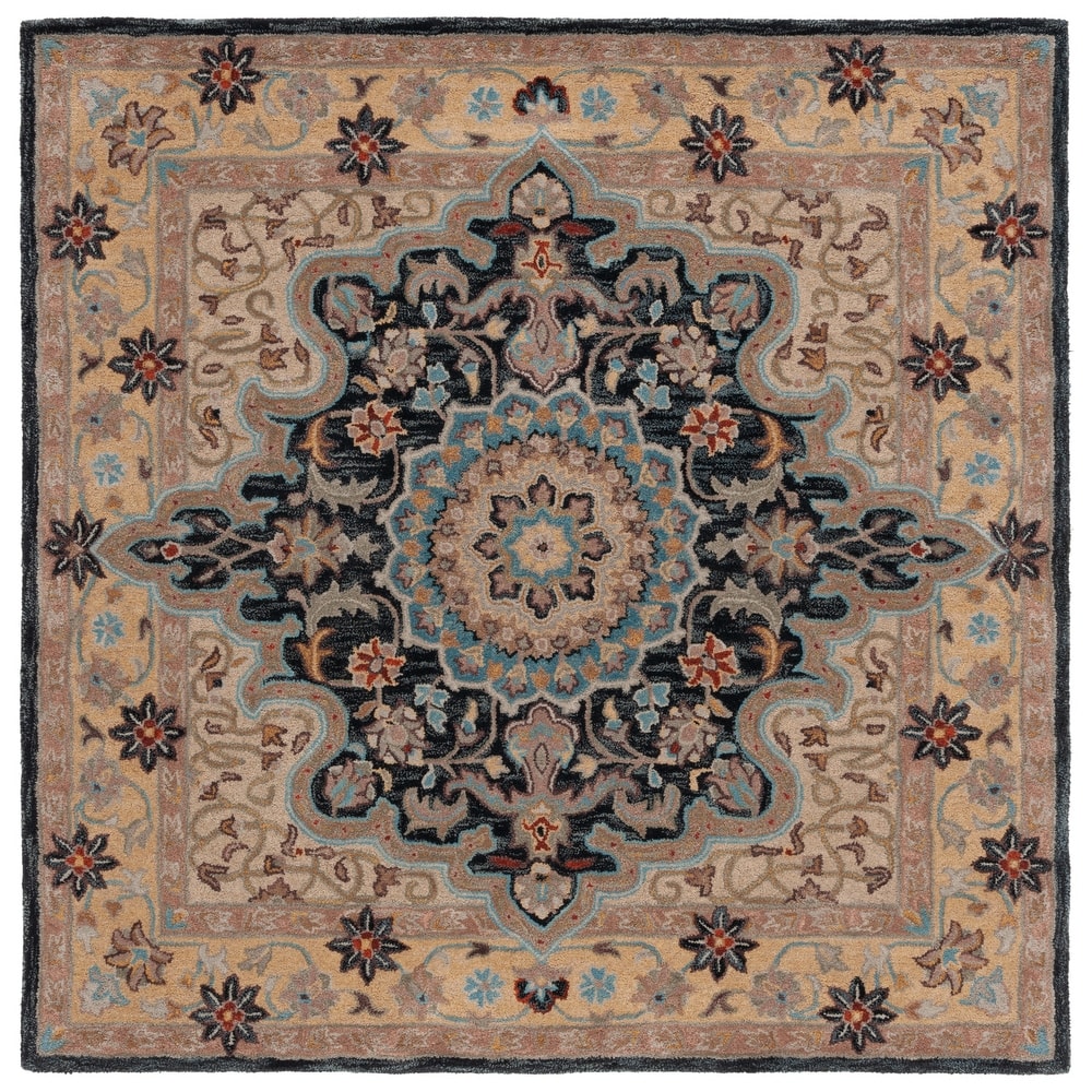 SAFAVIEH Handmade Heritage Marais Traditional Oriental Wool Rug