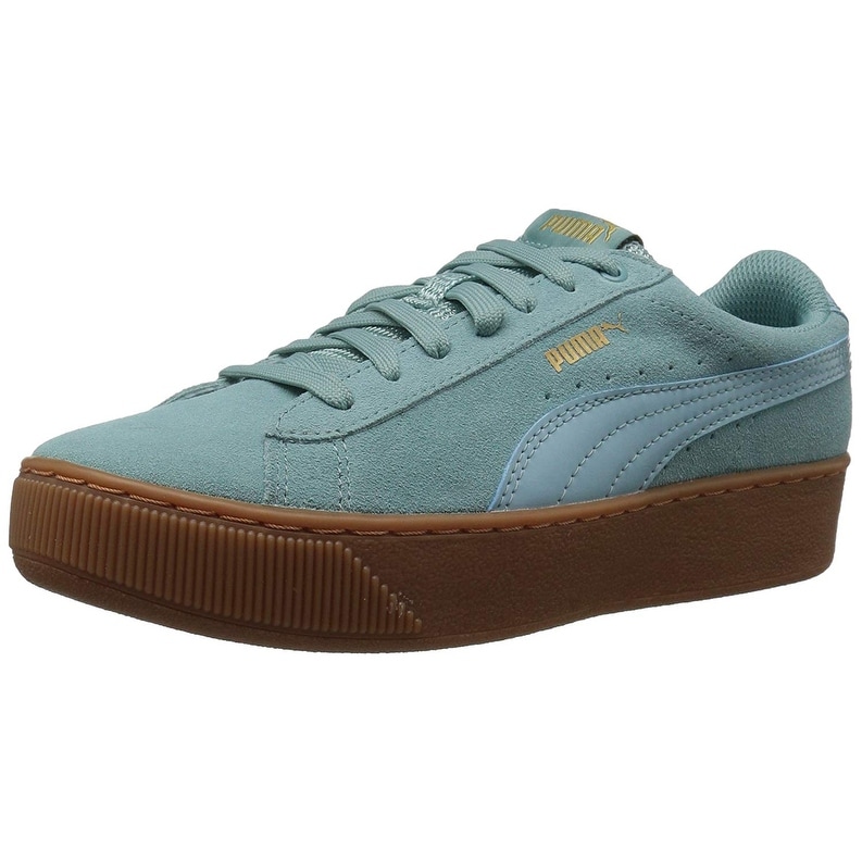 puma vikky platform green