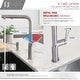 preview thumbnail 35 of 55, STYLISH Kitchen Sink Faucet Single Handle Pull Down Dual Mode in Stainless Steel