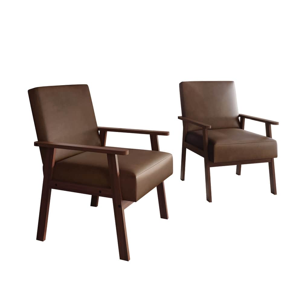 CraftPorch Minimalist 2-Pieces Accent Chairs