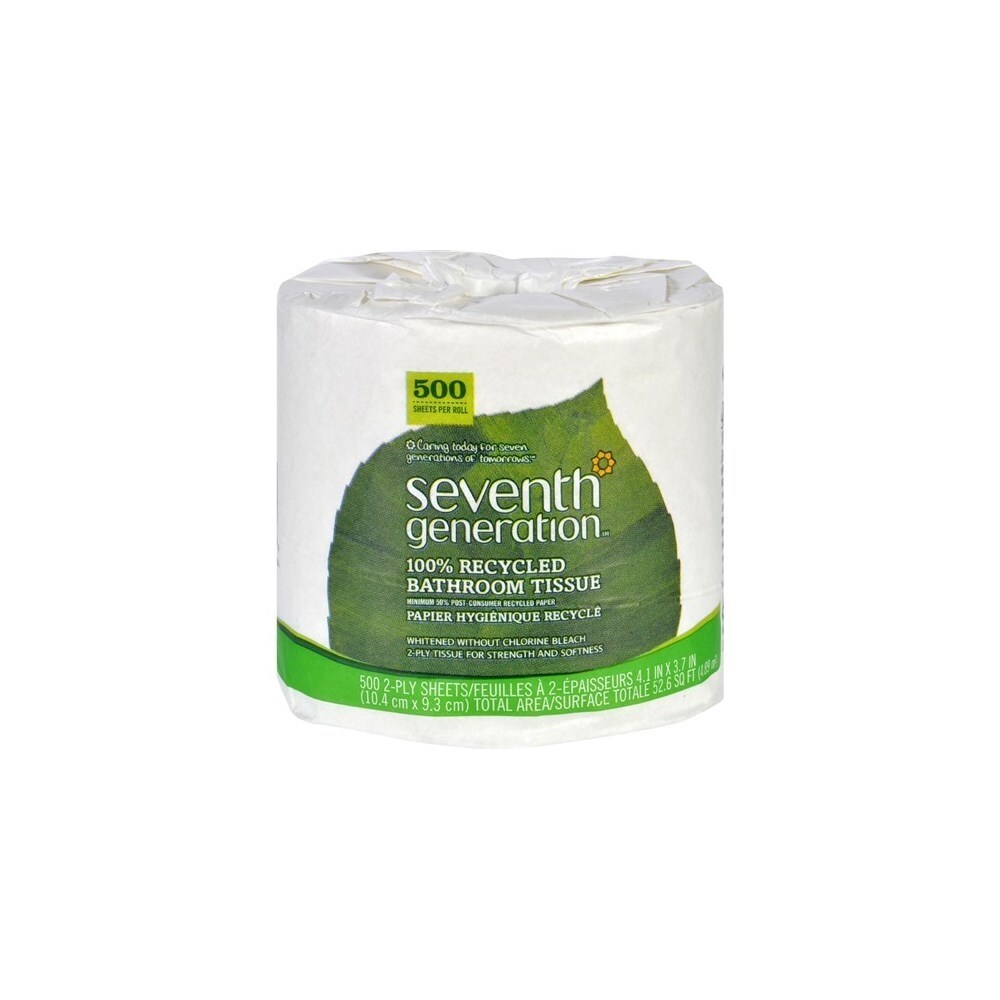 Shop Seventh Generation Bathroom Tissue 2 Ply 500 Sheet Roll Case Of 60 Bathroom Tissue Overstock 15142986