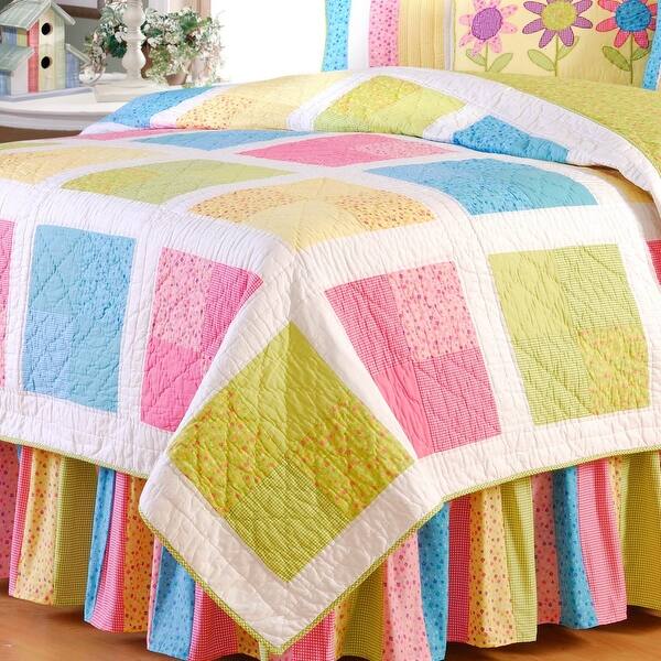 Elianna King Quilt 100 Cotton Lightweight Machine Washable Reversible