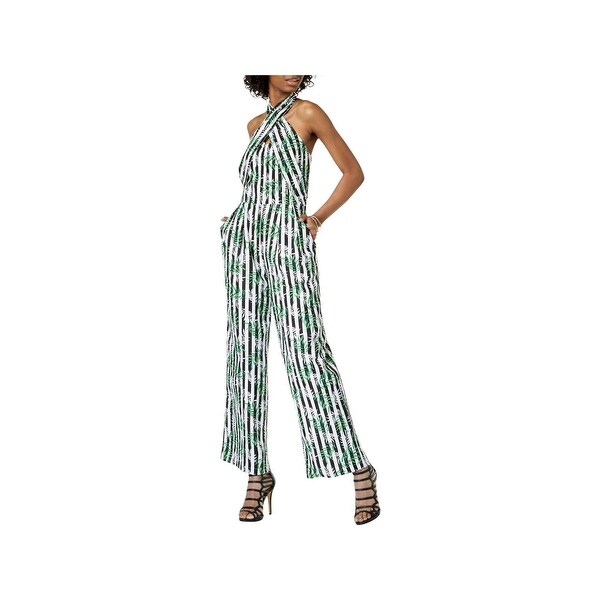 Shop XOXO Womens Juniors Jumpsuit Linen Halter Free Shipping On