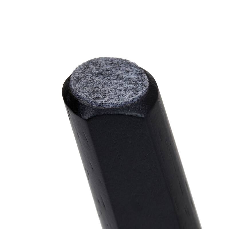 Set of Two Mixed Material Mid-Century Modern Glass Nesting Tables