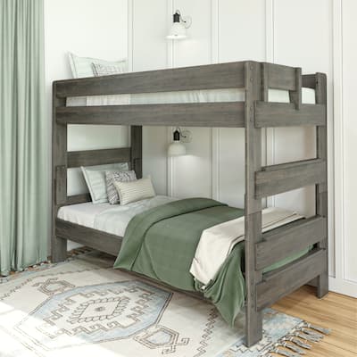 Max and Lily Farmhouse Twin over Twin Bunk Bed