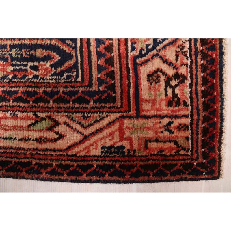 ECARPETGALLERY Hand-knotted Andelz Red Wool Rug - 3'8 x 8'11