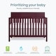 preview thumbnail 4 of 21, Dream On Me Ivy 5-in-1 Convertible Full-Size Baby Crib