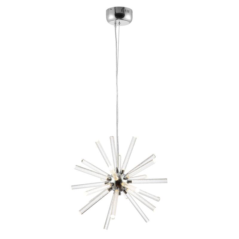 SAFAVIEH Lighting Gerfriede 84-inch Modern Sputnik Adjustable LED Pendant - 19" W x 19" L x 22-84" H