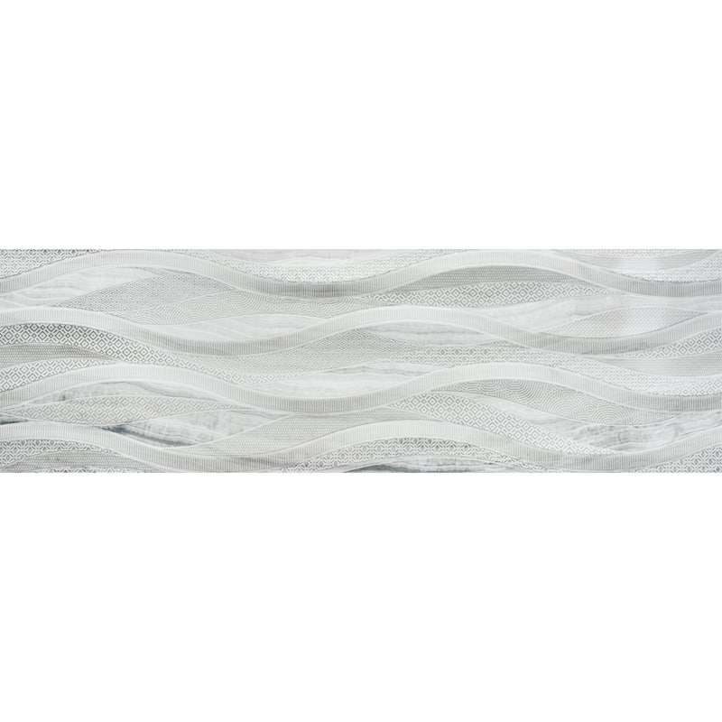 The Tile Life Moondust 12x40 White Ceramic Wall Tile - 4 x 4 Sample - White