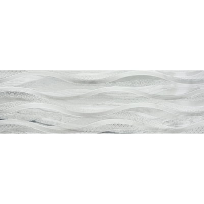 The Tile Life Moondust 12x40 White Ceramic Wall Tile