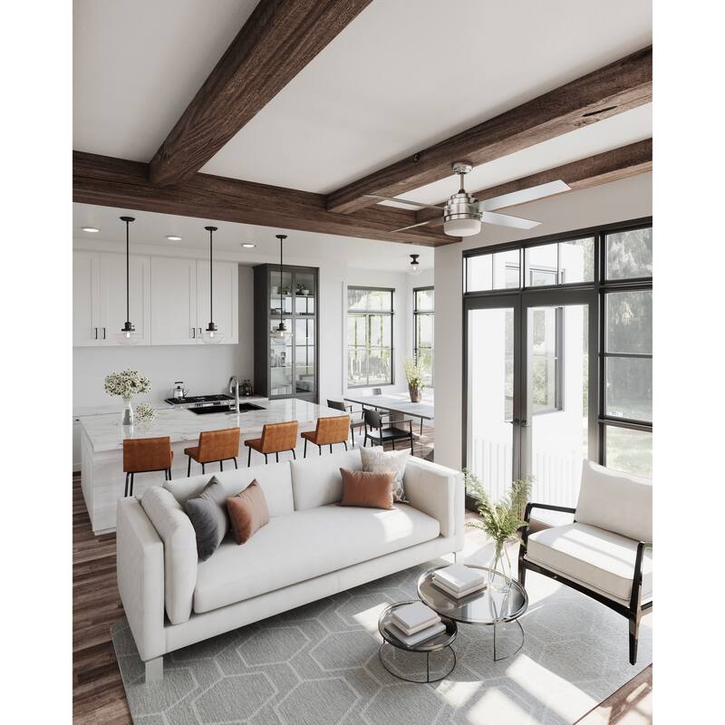 Design House Cali 52-inch Contemporary Indoor Ceiling Fan with LED Light Kit