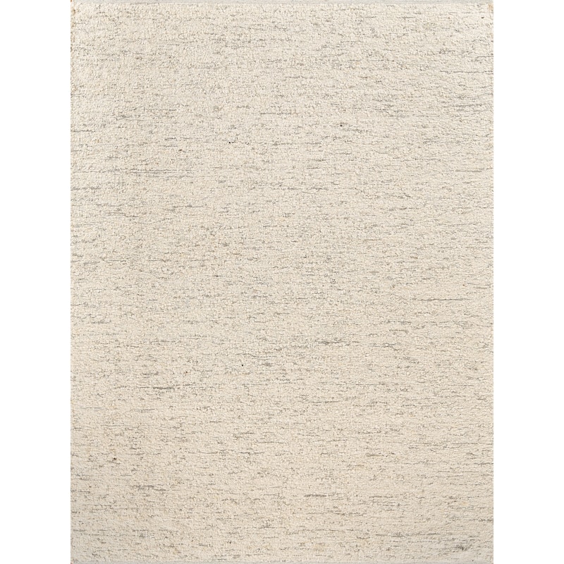 EXQUISITE RUGS Tocayo Flatweave New Zealand Wool Ivory/Grey Area Rug.