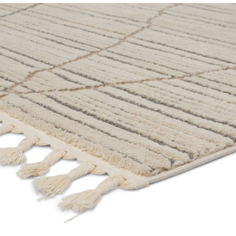 Sachi Trellis Ivory/ Gray Area Rug Bed Bath & Beyond 36755245