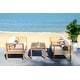 preview thumbnail 7 of 7, SAFAVIEH Outdoor Alda 4-pc. Black/White Set w/ Accent Pillows