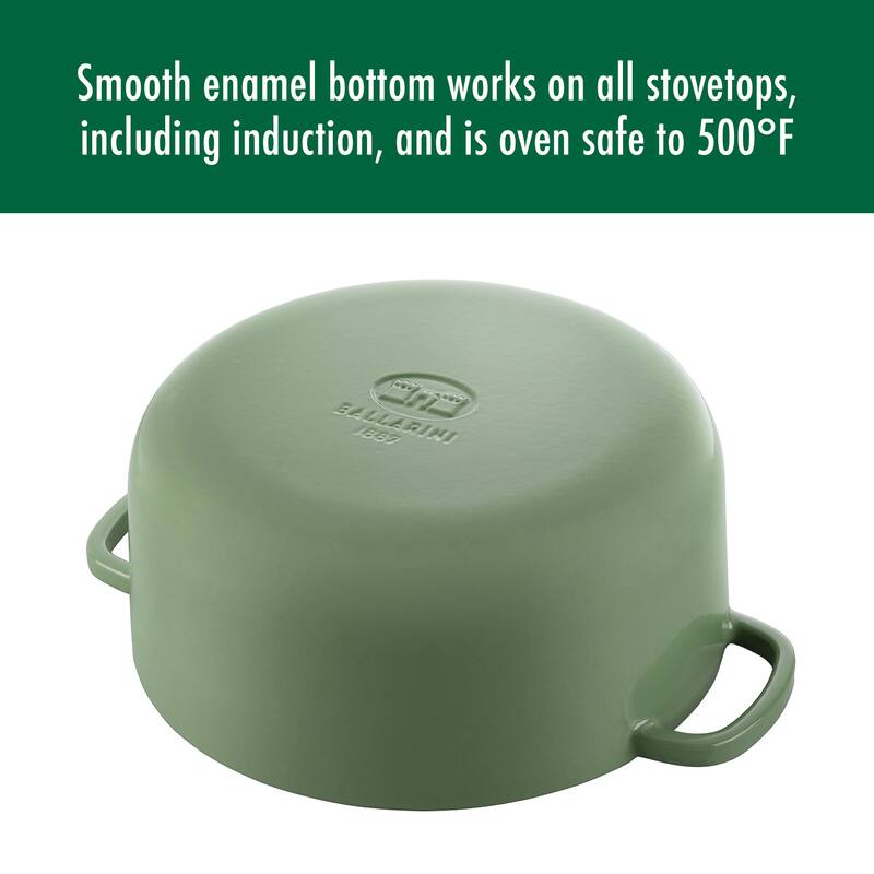 BALLARINI Bellamonte Cast Iron 7.5-qt Round Dutch Oven - 7.6-qt