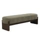 preview thumbnail 6 of 18, Christopher Knight Home - Gazena Large Ottoman Bench with Rubberwood Base - 64" W x 18.5" D x 18.5" H