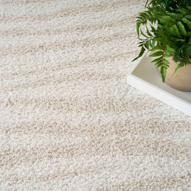 Nourison Modern Shag Indoor only Abstract Area Rug