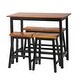 preview thumbnail 16 of 30, Christopher Knight Home Pomeroy 4-piece Wood Dining Set