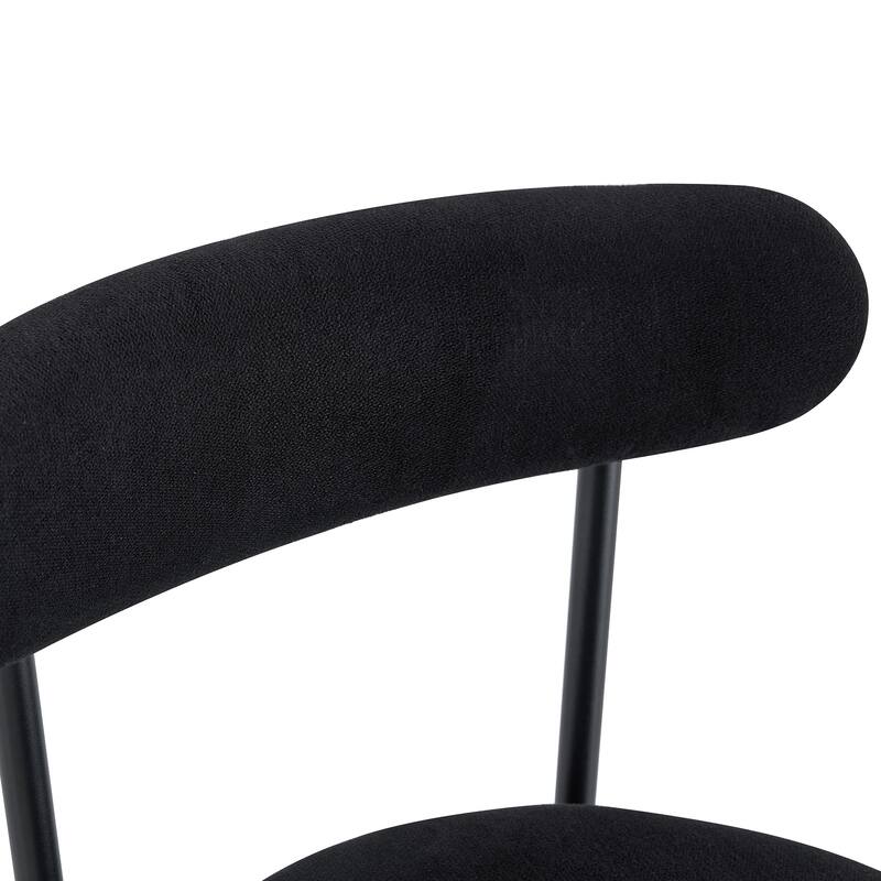 Roomfitters Ergonomic Bar Chairs with Breathable Cushions, High Legs 35.5'' Height, 2-Piece Set for Kitchen or Bar