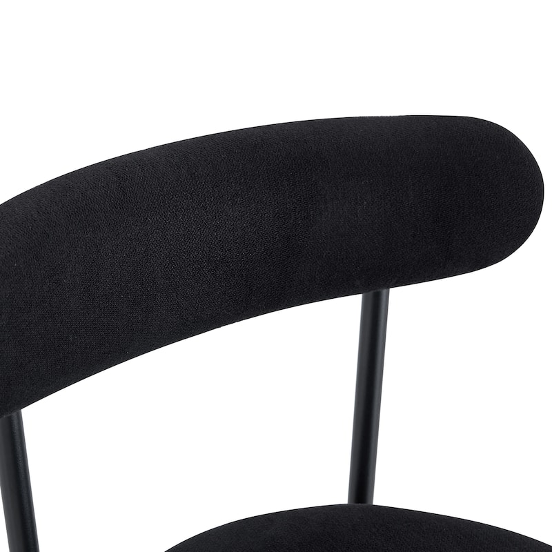 Two Sets Of Rrgonomic High Leg Bar Chairs,Technology Fabric Cushions,The Total Height Is 35.5 Inches
