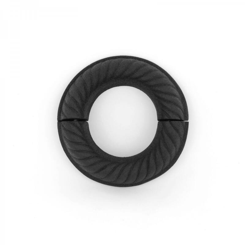 Black Aluminum Radiator Flange Le Cruller Style 1.25" (IPS) Pipe Flanges 1.75" ID - 3.13" OD Renovators Supply