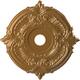 3 1/2" Inside Diameter - Attica Thermoformed PVC Ceiling Medallion - 22" Outside Diameter - Universal Aged Metallic Vintage Gold