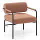 preview thumbnail 1 of 8, Costway 1/2 PCS Modern Velvet Upholstered Accent Chair with 1 PCS