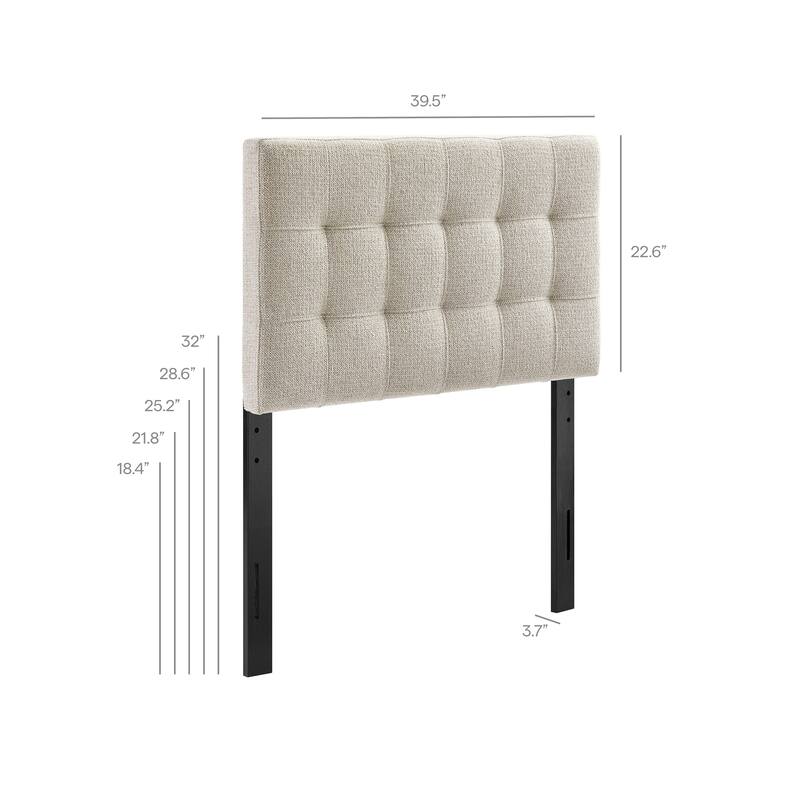 Lily Upholstered Fabric Headboard